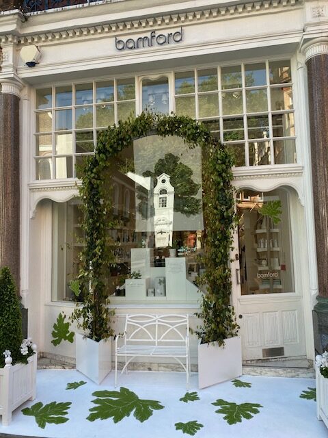 Bamford London Spring launch mural painting