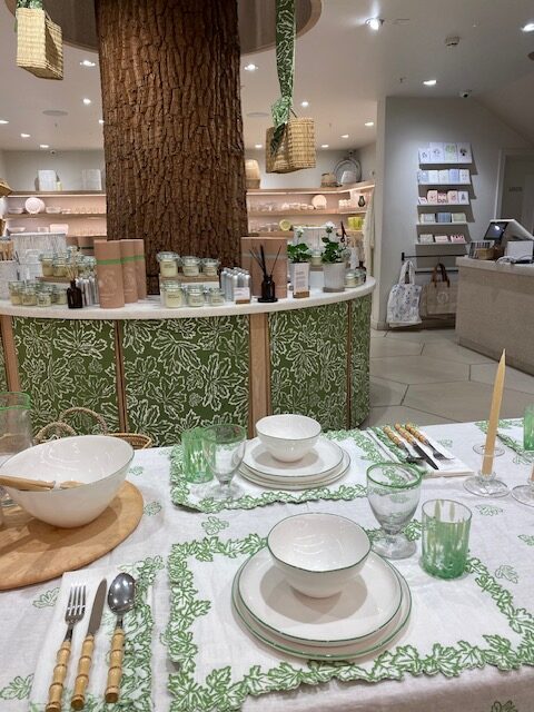 Visual merchandising interior support Daylesford London  