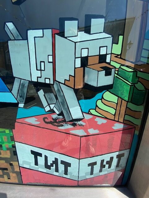 Branded event artwork designed to support museum marketing communications.