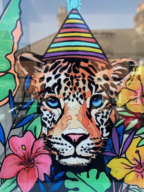 Creative Studio window mural Haslemere surrey