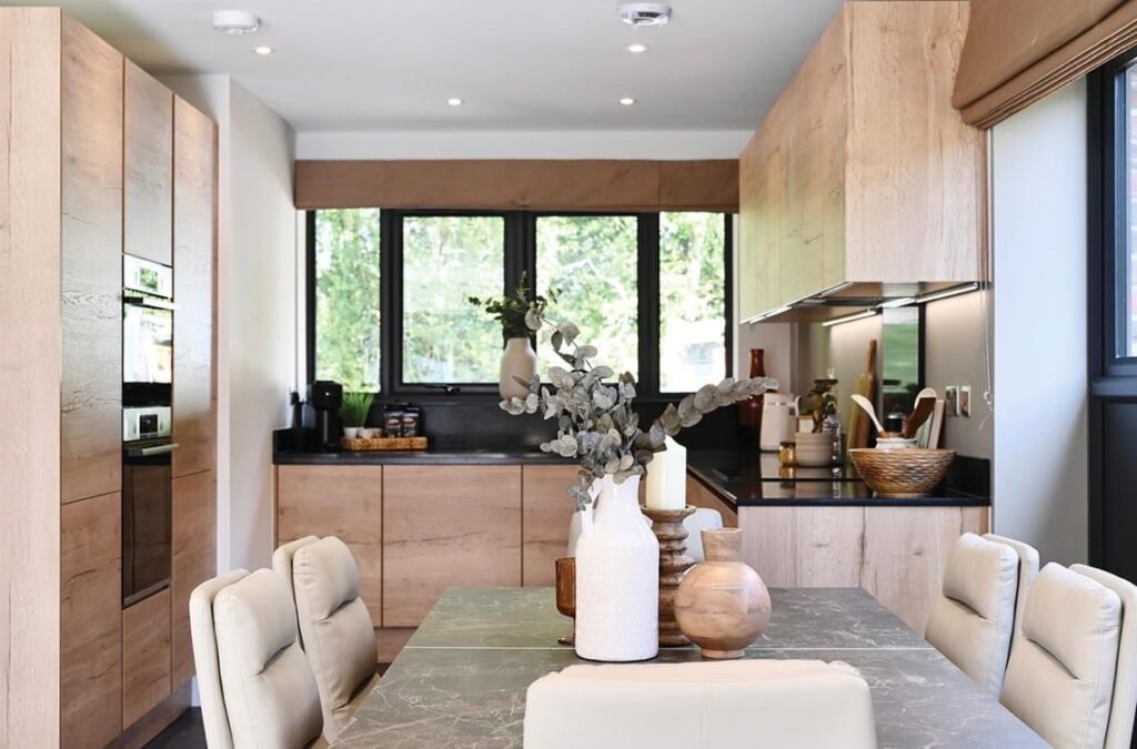 Echo‑inspired home styling featuring modern furnishings and lifestyle accessories for a DFAO showhome near Brighton.